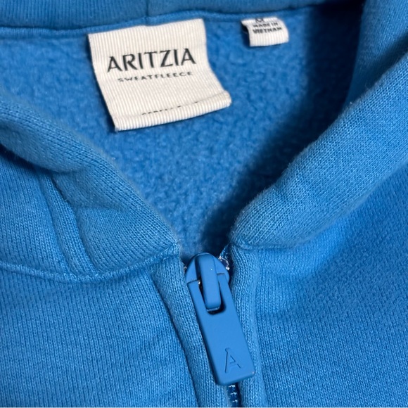 M - Aritzia Perfect Fit Sweatfleece electric blue - Picture 6 of 10